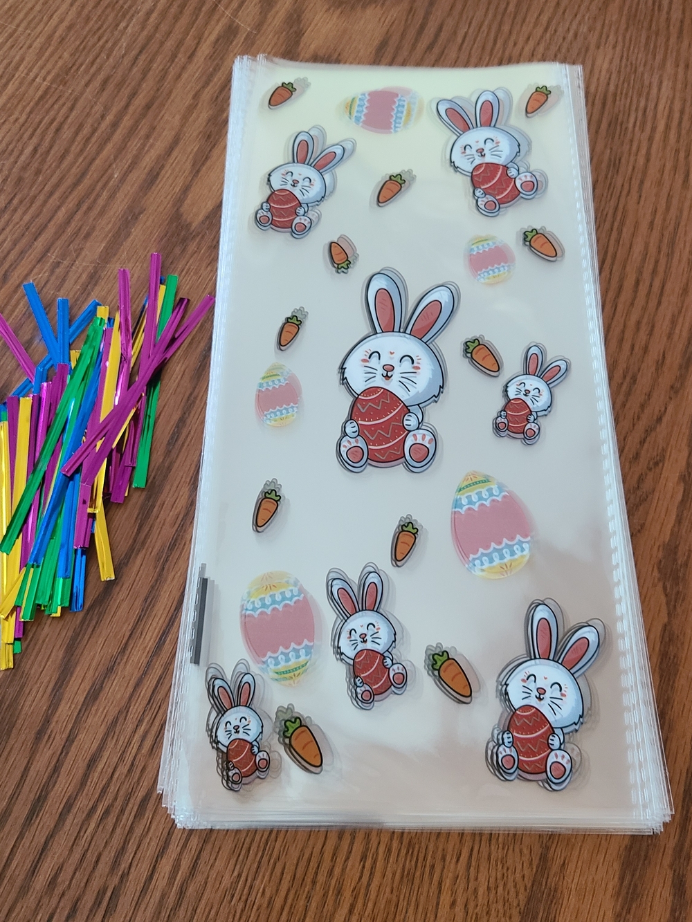 Easter Cellophane Bags - Carrot/ Bunny - Picture 4 of 5